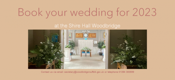 Wedding advert pale pink version