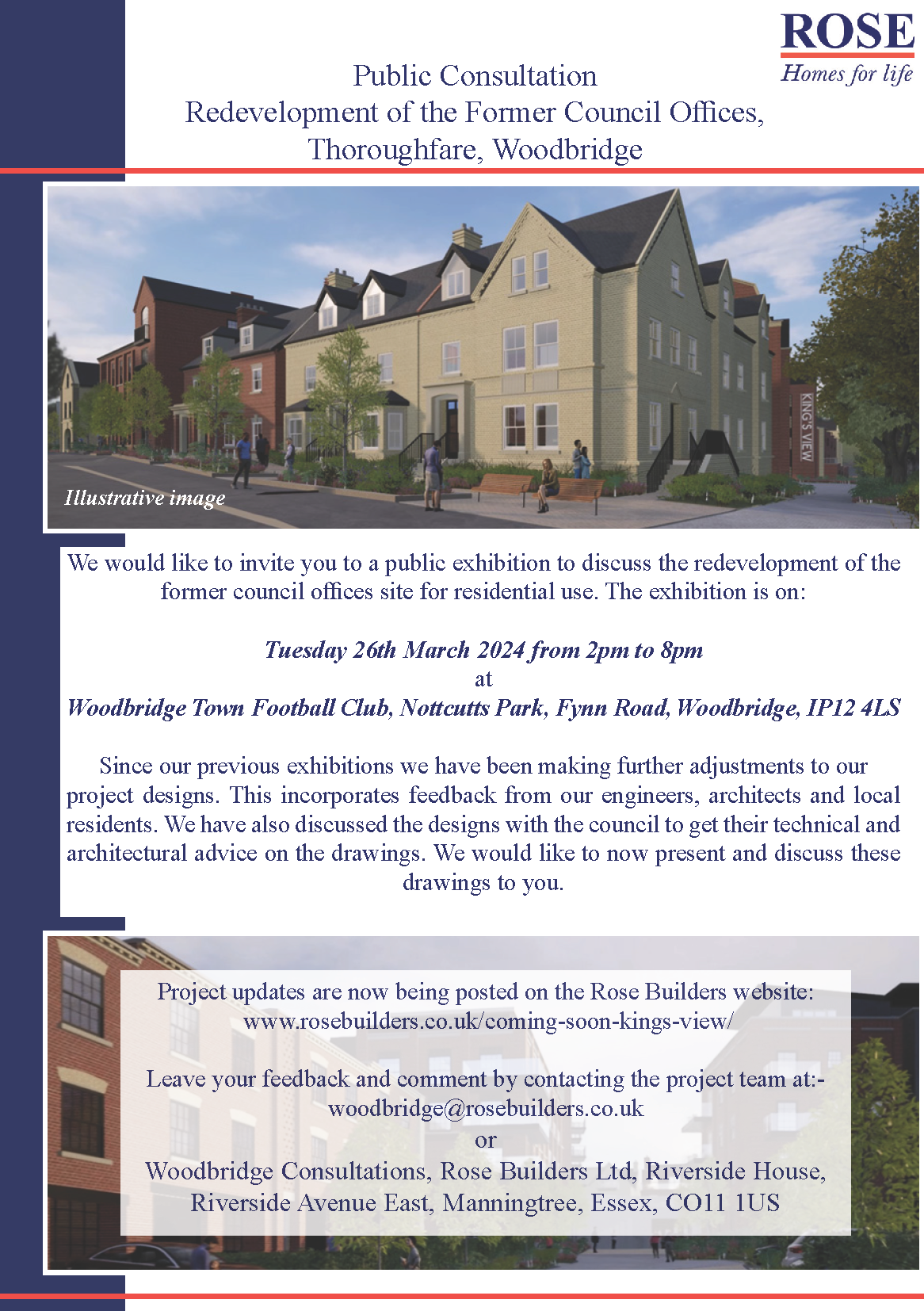 Public Consultation Redevelopment of the Former Council Offices, Thoroughfare, Woodbridge image