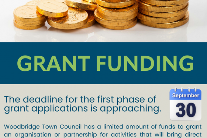 Woodbridge Town Council Grants Scheme - Deadline 30th September 2026 image